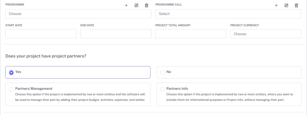 How to add partners - onProject.eu
